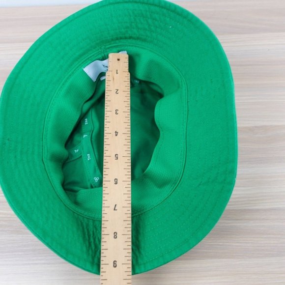 ARITZIA Hat Adult Medium‎ TNA Bucket Cotton Sun Cap Green Casual Summer - Picture 5 of 9